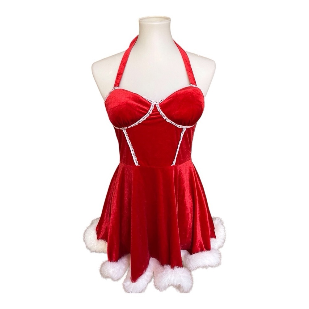 NWT Sexy Ms. Santa 🤶 Claus Babydoll Costume Cosplay Lingerie